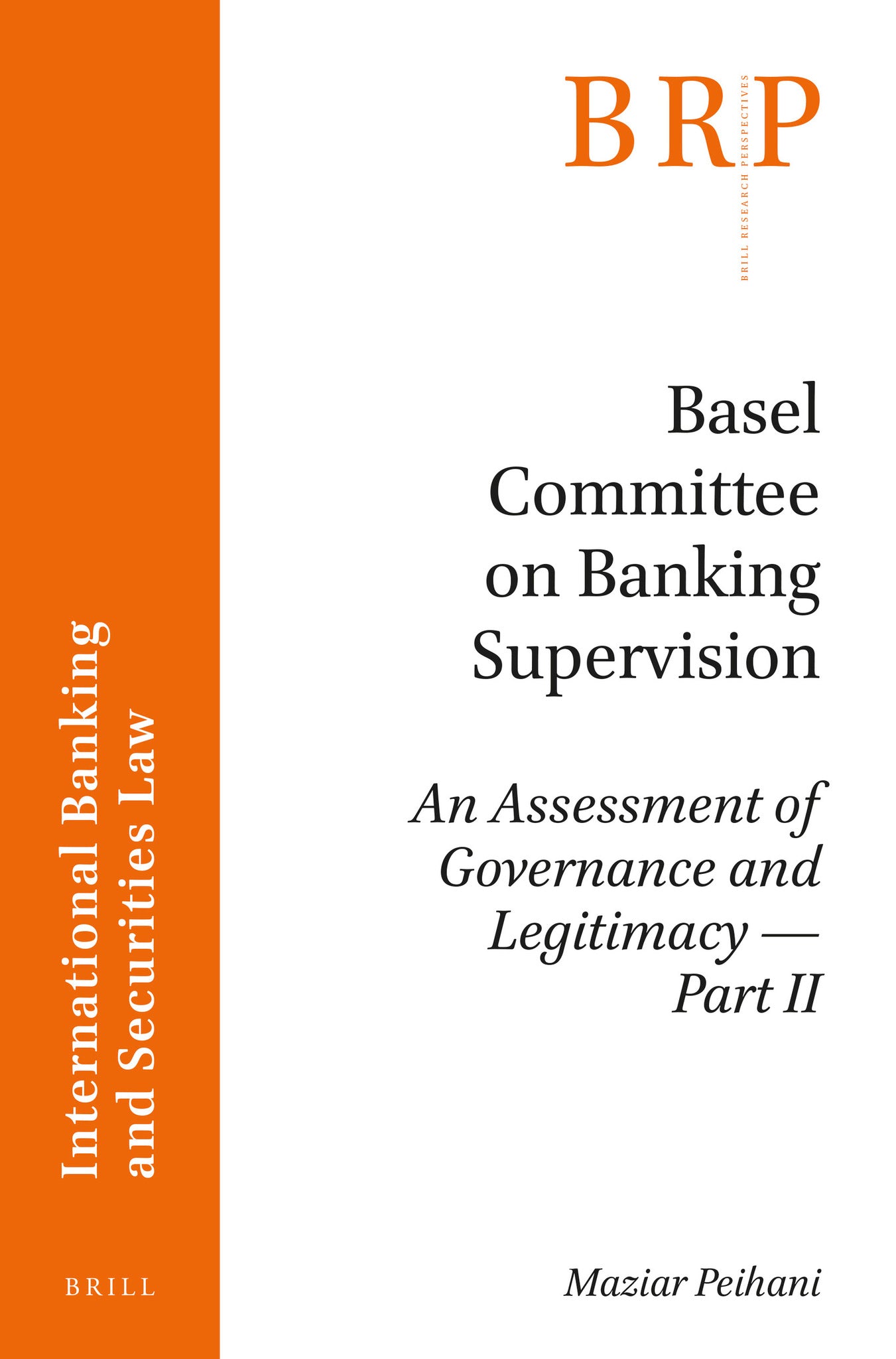 Cover image for Basel Committee on Banking Supervision ISBN 9789004337190